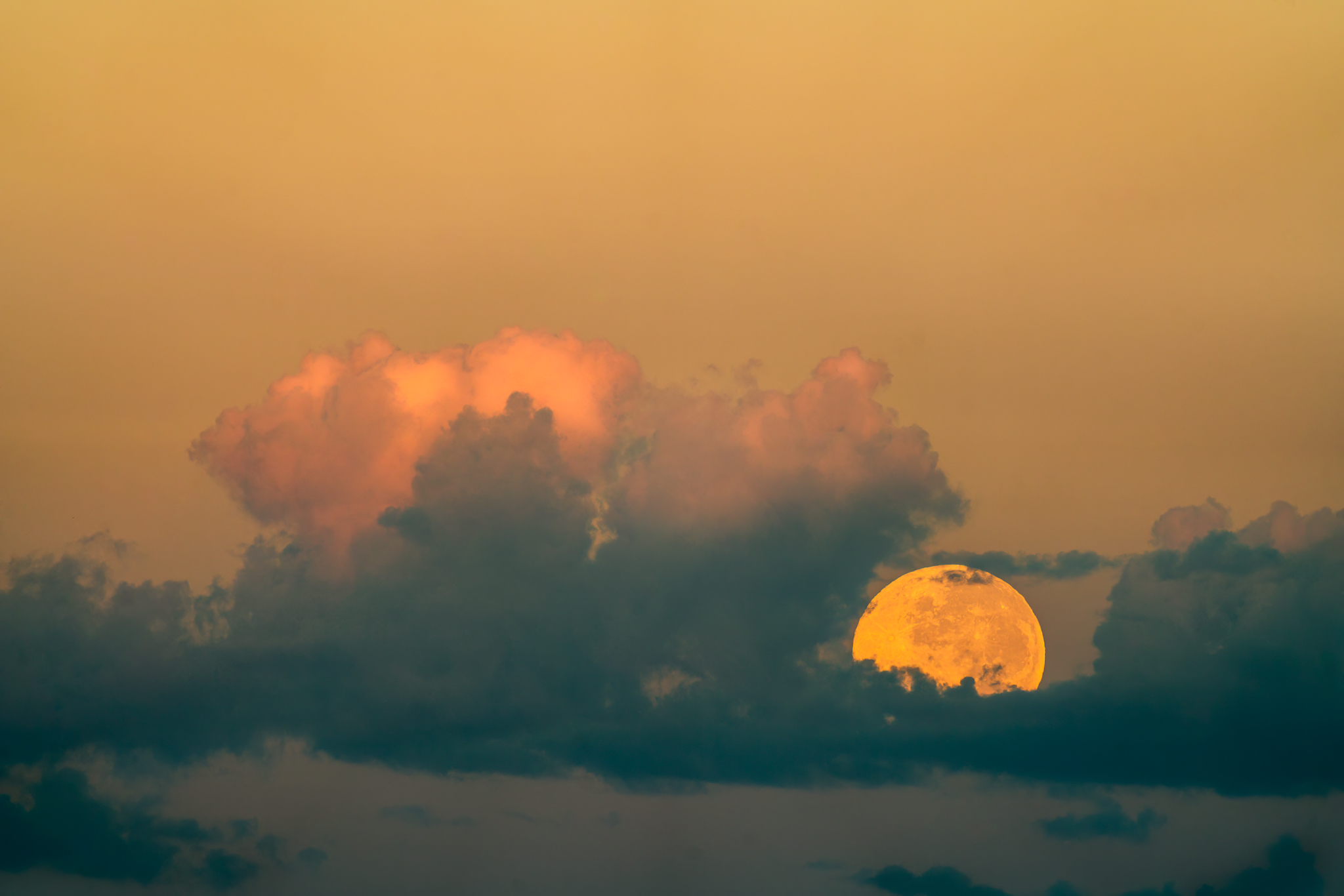 The Art of Interpreting Moment - Moonrise over Nobbys