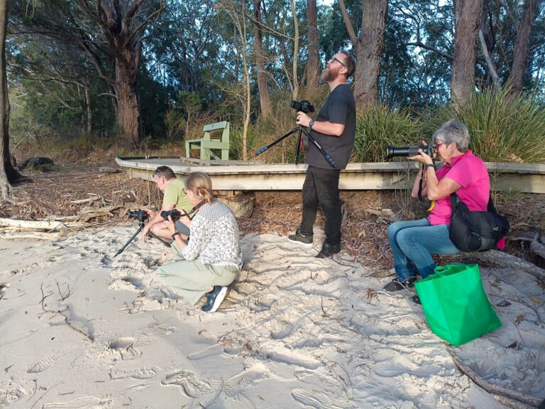 Participants photographing in the field during a small-group photography workshop with The Crafted Image Academy - Contact Page.