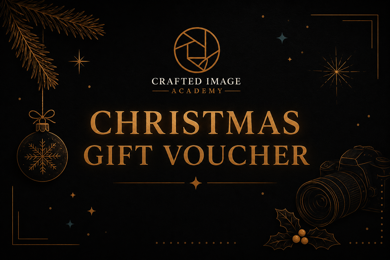 Christmas Gift Voucher from The Crafted Image Academy